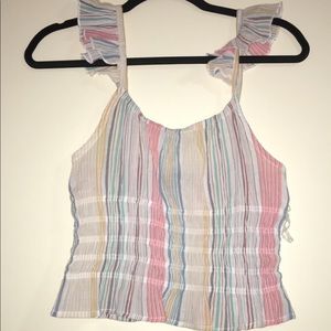 Striped Crop Top